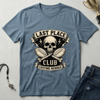 Last Place Club Skull T-Shirt — Funny Retro Sports Loser Graphic Tee