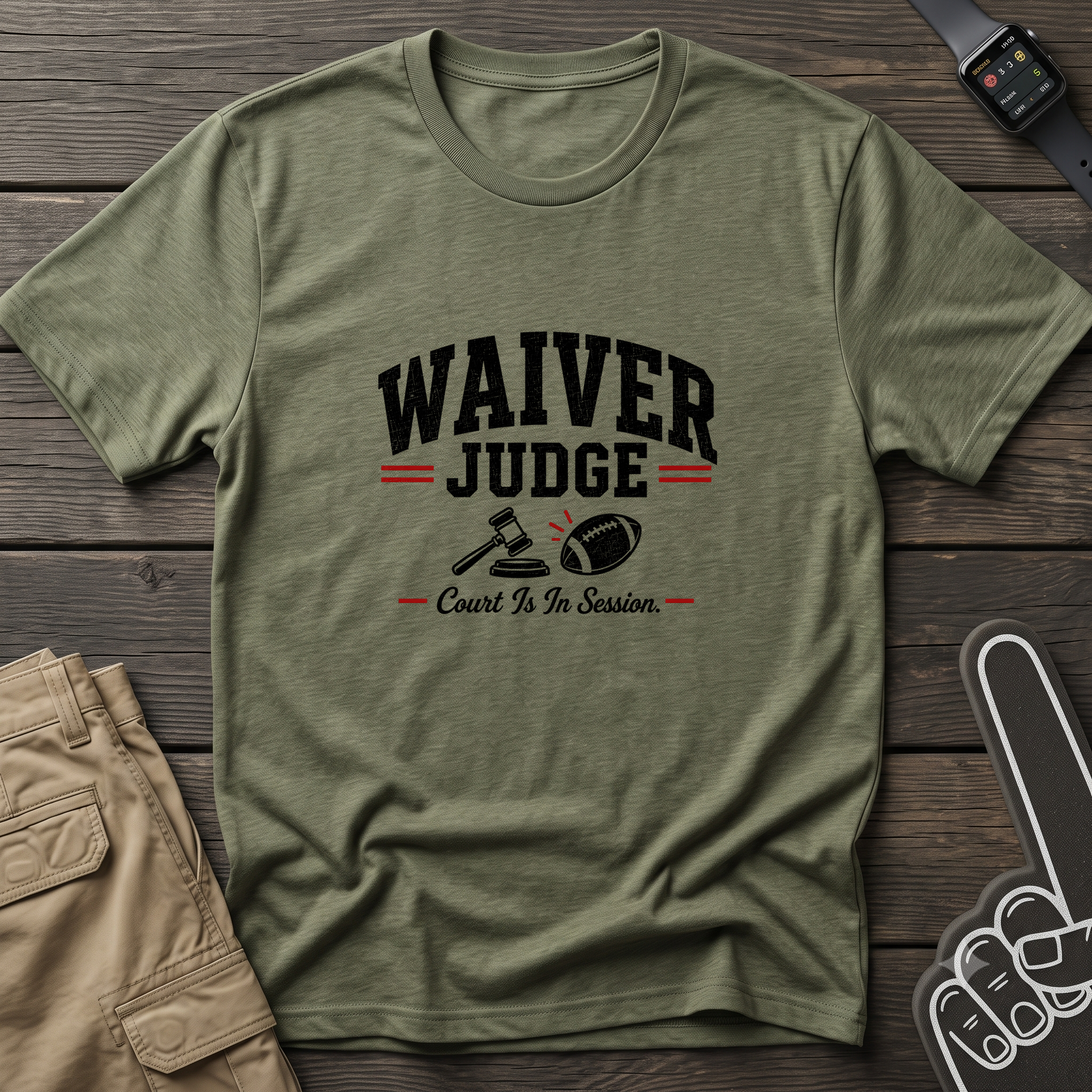 Waiver Judge T-Shirt — Funny Sports Coach & Parent Shirt - Fantasy Football