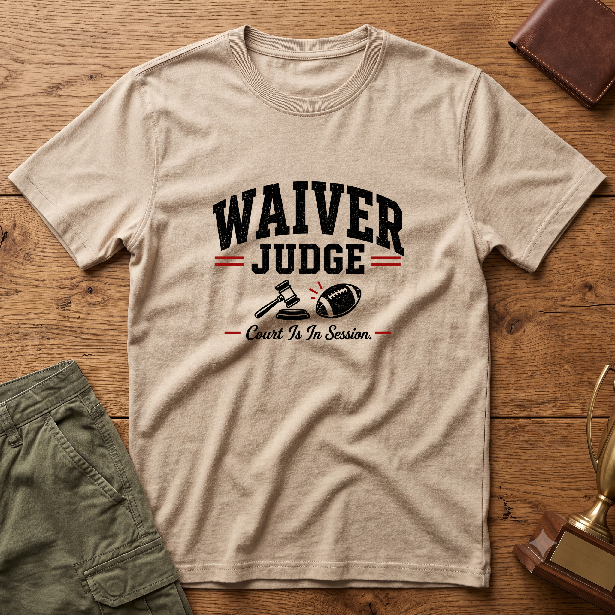 Waiver Judge T-Shirt — Funny Sports Coach & Parent Shirt - Fantasy Football
