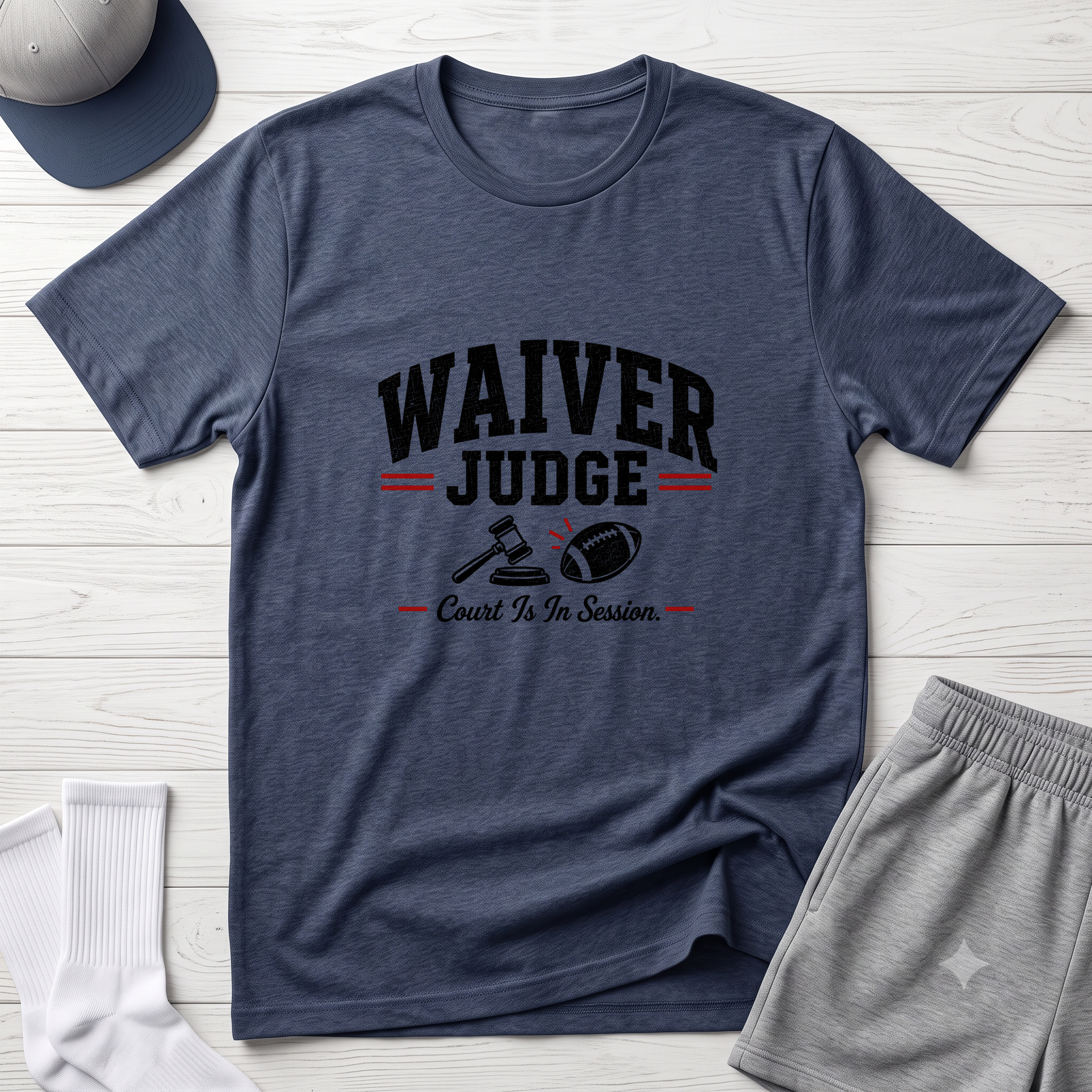 Waiver Judge T-Shirt — Funny Sports Coach & Parent Shirt - Fantasy Football
