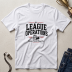 League Operations T‑Shirt — 'Keeping Friends Competitive' Vintage Sports Tee