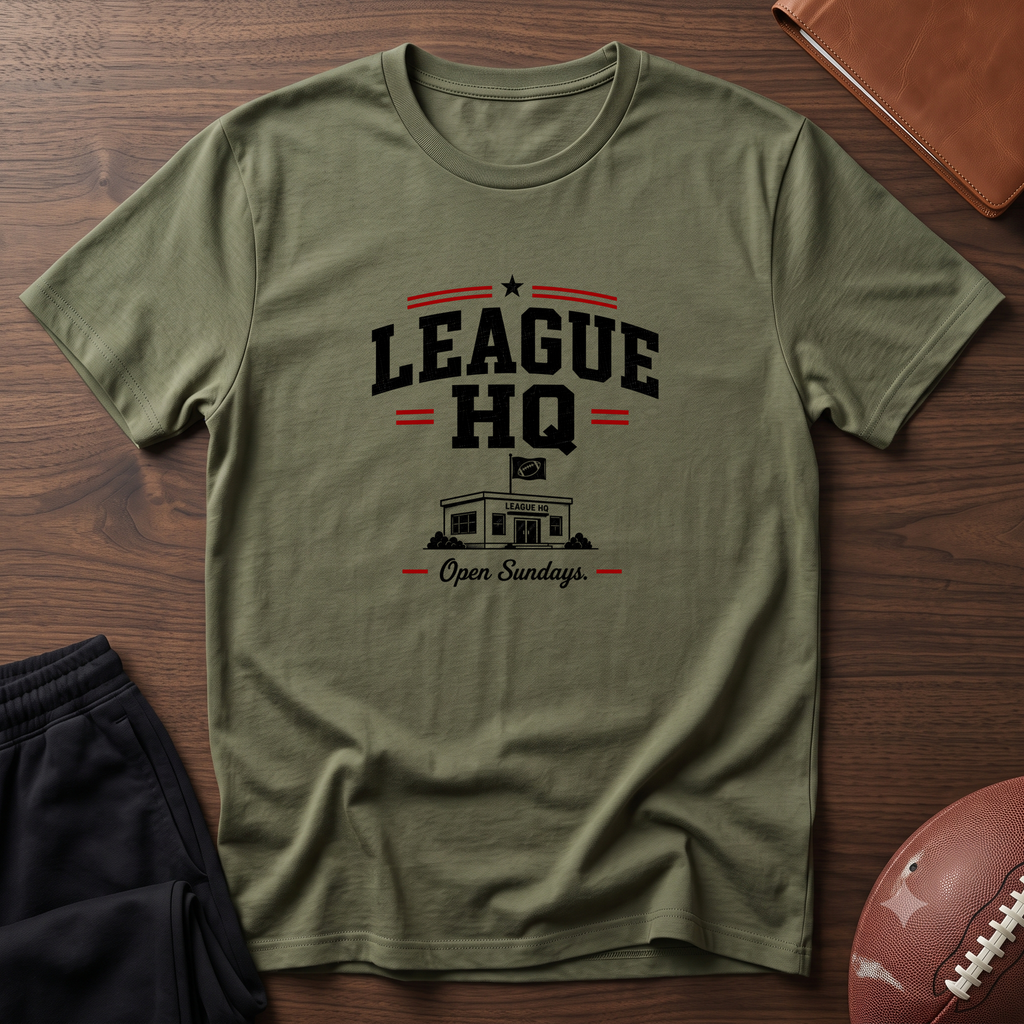 League HQ T-Shirt — Vintage Sports Club Tee