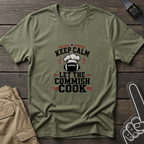 Keep Calm Let the Commish Cook T-Shirt - Fantasy Football