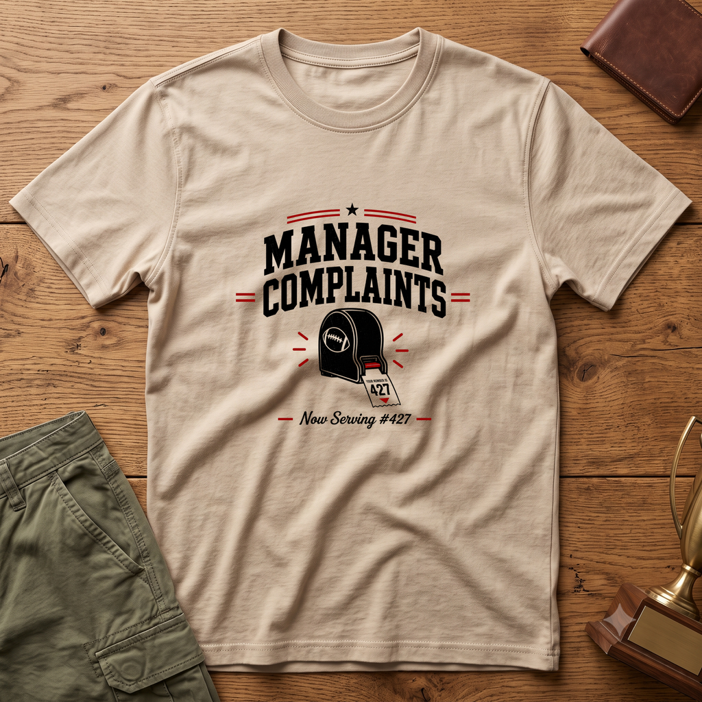 Manager Complaints T-Shirt - Fantasy Football