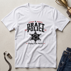 Draft Police T-Shirt — Funny Fantasy Football Military Draft Humor Tee