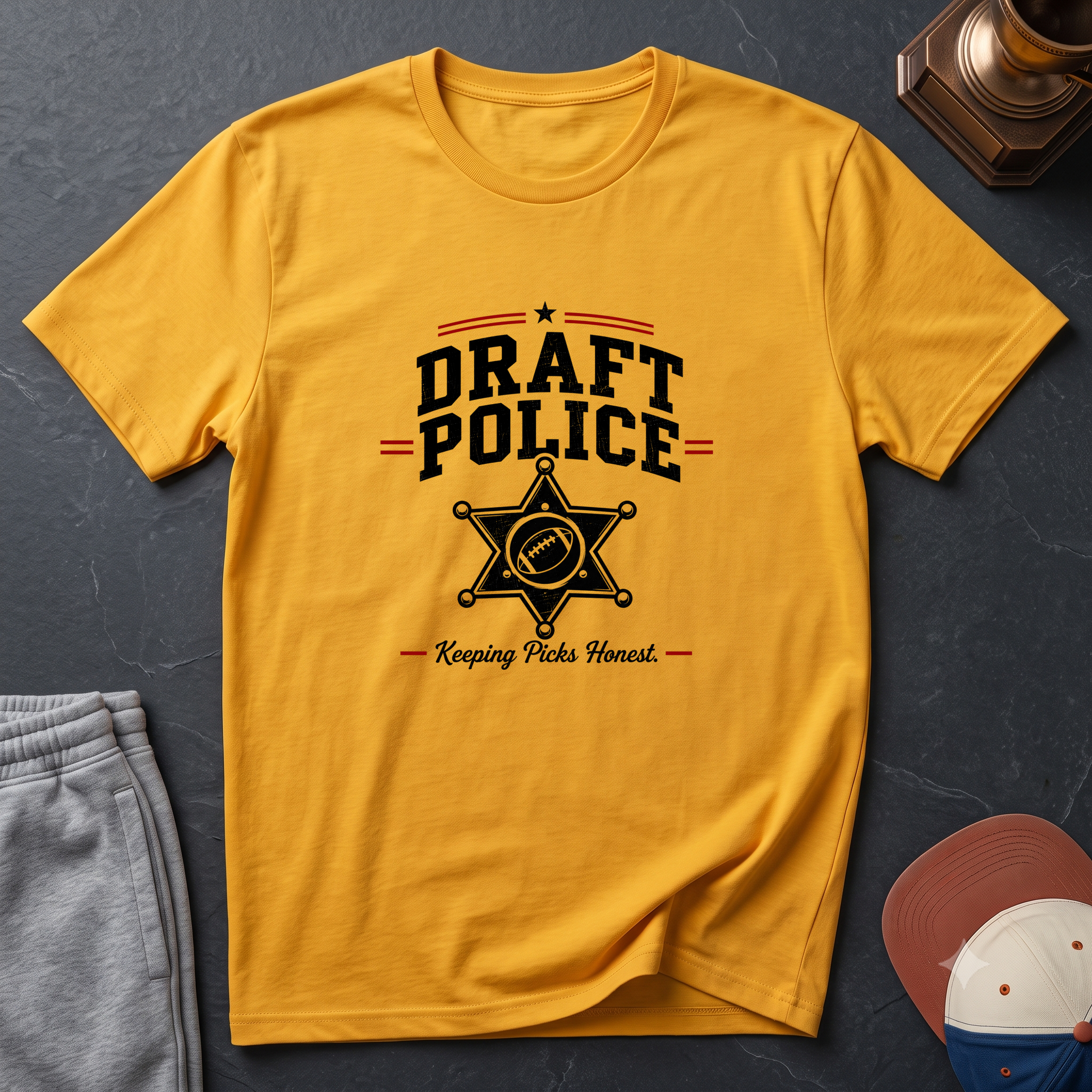 Draft Police T-Shirt — Funny Fantasy Football Military Draft Humor Tee