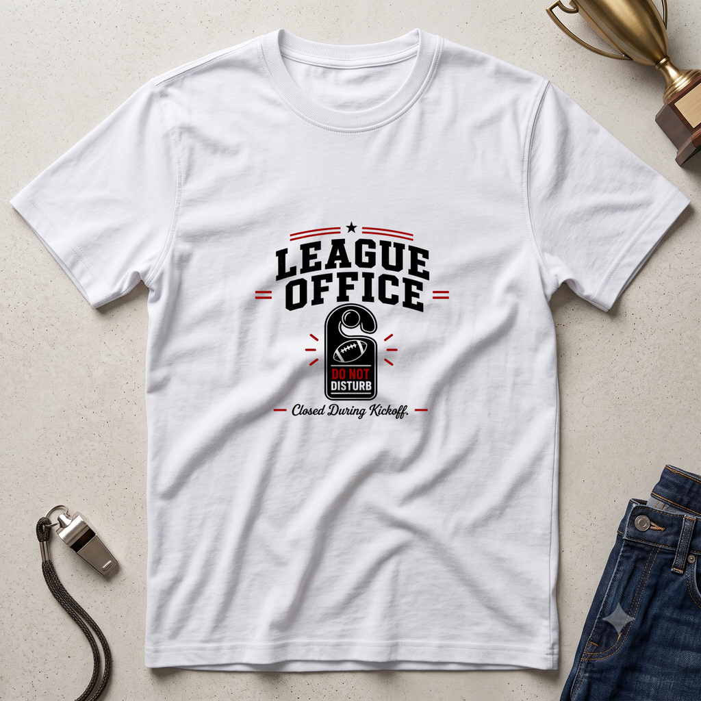 League Office Fantasy Football T‑Shirt — Sports Fan Vintage Locker Room Tee