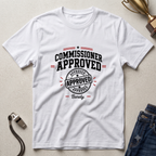 Commissioner Approved Fantasy Football T-Shirt — Vintage Seal Graphic Tee