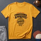Commissioner Approved Fantasy Football T-Shirt — Vintage Seal Graphic Tee