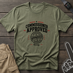 Commissioner Approved Fantasy Football T-Shirt — Vintage Seal Graphic Tee