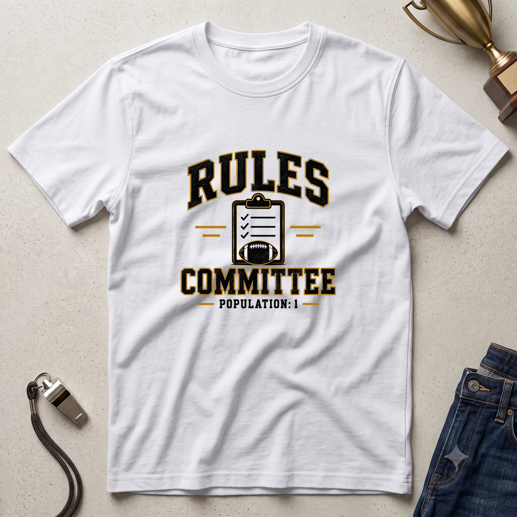 Rules Committee T-Shirt — Funny Fantasy Football / Debate Graphic Tee