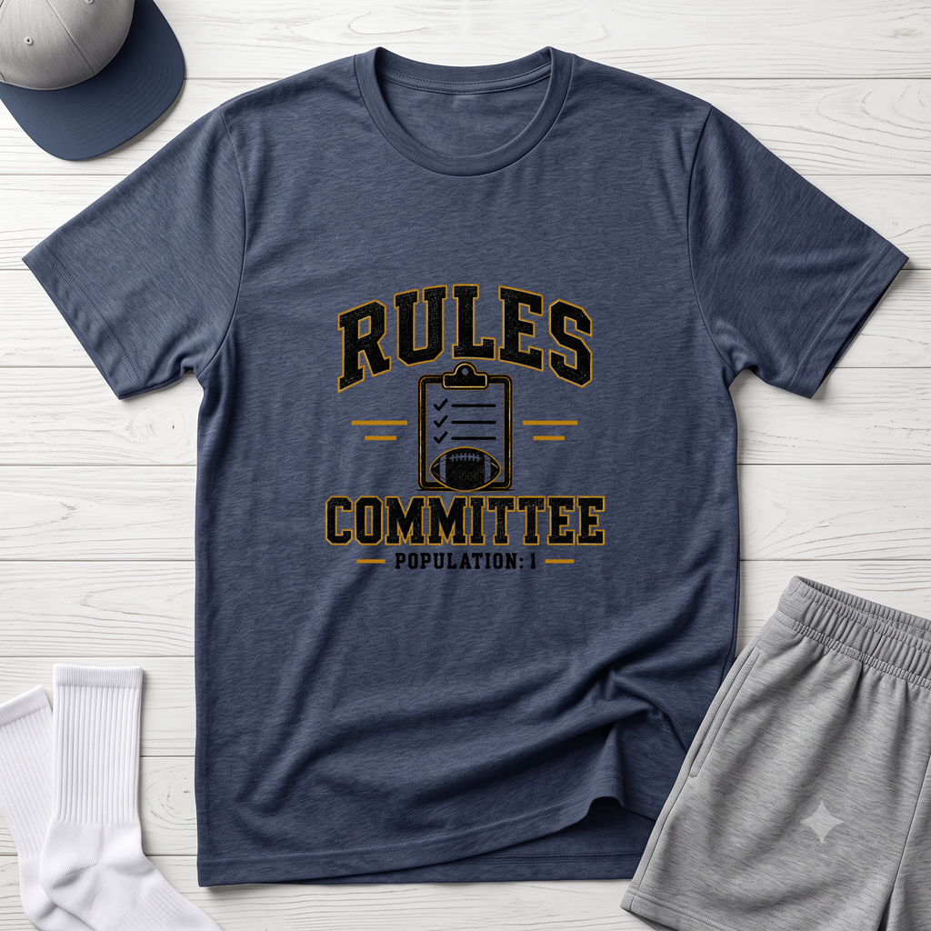 Rules Committee T-Shirt — Funny Fantasy Football / Debate Graphic Tee