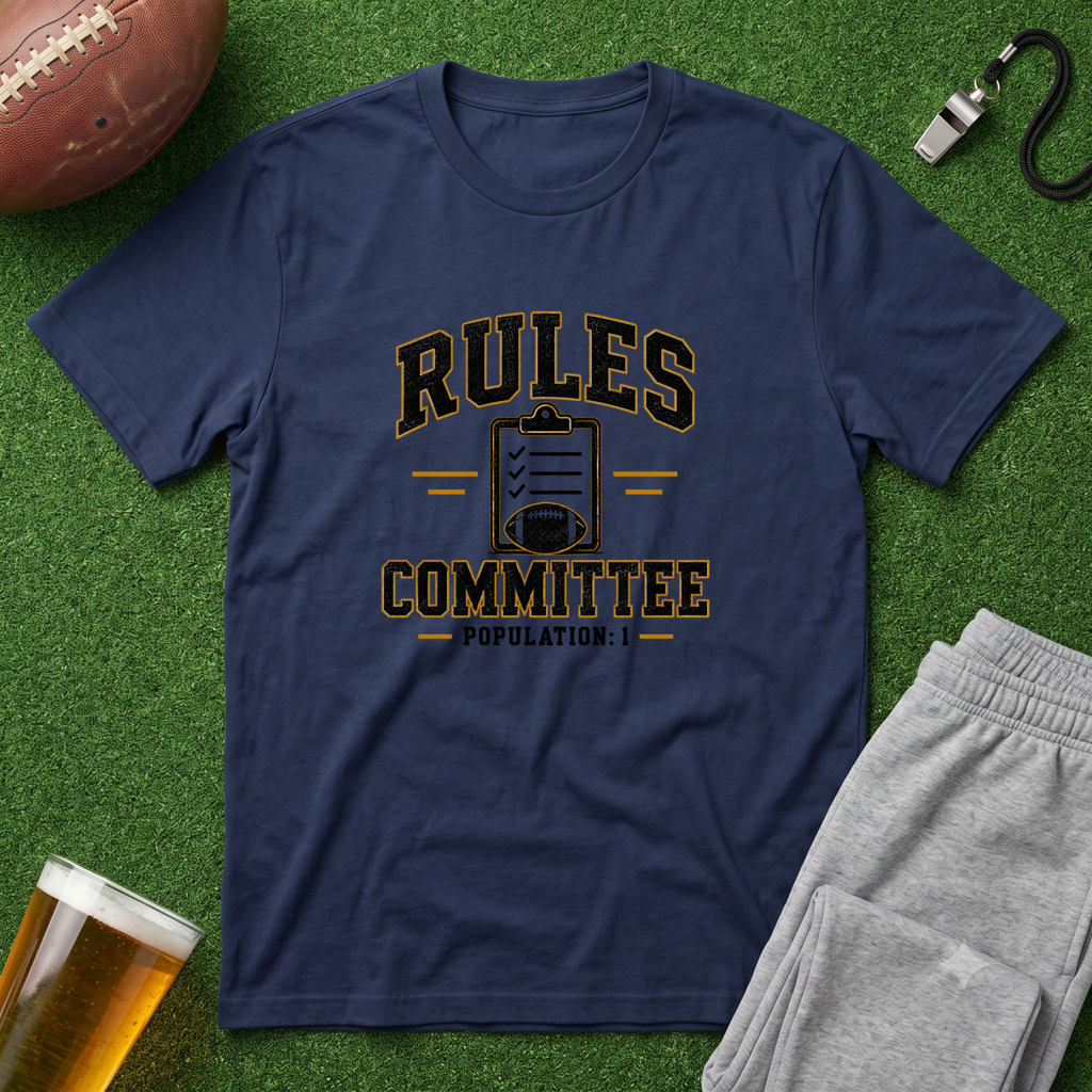 Rules Committee T-Shirt — Funny Fantasy Football / Debate Graphic Tee