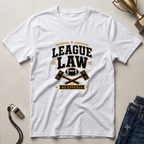 League Law T-Shirt – Football Referee & No Apologies Gridiron Tee