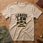 League Law T-Shirt – Football Referee & No Apologies Gridiron Tee
