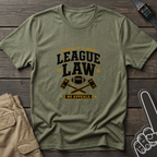 League Law T-Shirt – Football Referee & No Apologies Gridiron Tee
