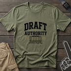 Draft Authority Fantasy Football T‑Shirt – Established Draft Day Football Tee