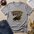 Commissioner's Whistle Fantasy Football T-Shirt — Vintage Referee Sports Tee
