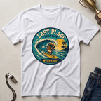 Last Place Surf Club Fantasy Football T-Shirt — Retro Wiped Out Surfing Graphic Tee