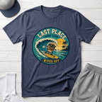 Last Place Surf Club Fantasy Football T-Shirt — Retro Wiped Out Surfing Graphic Tee
