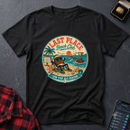 Last Place Beach Club Fantasy Football T-Shirt — Funny Retro Vacation Graphic Tee