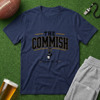 The Commish Fantasy Football T-Shirt — Vintage Referee / Whistle Coach Shirt