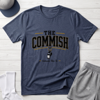The Commish Fantasy Football T-Shirt — Vintage Referee / Whistle Coach Shirt