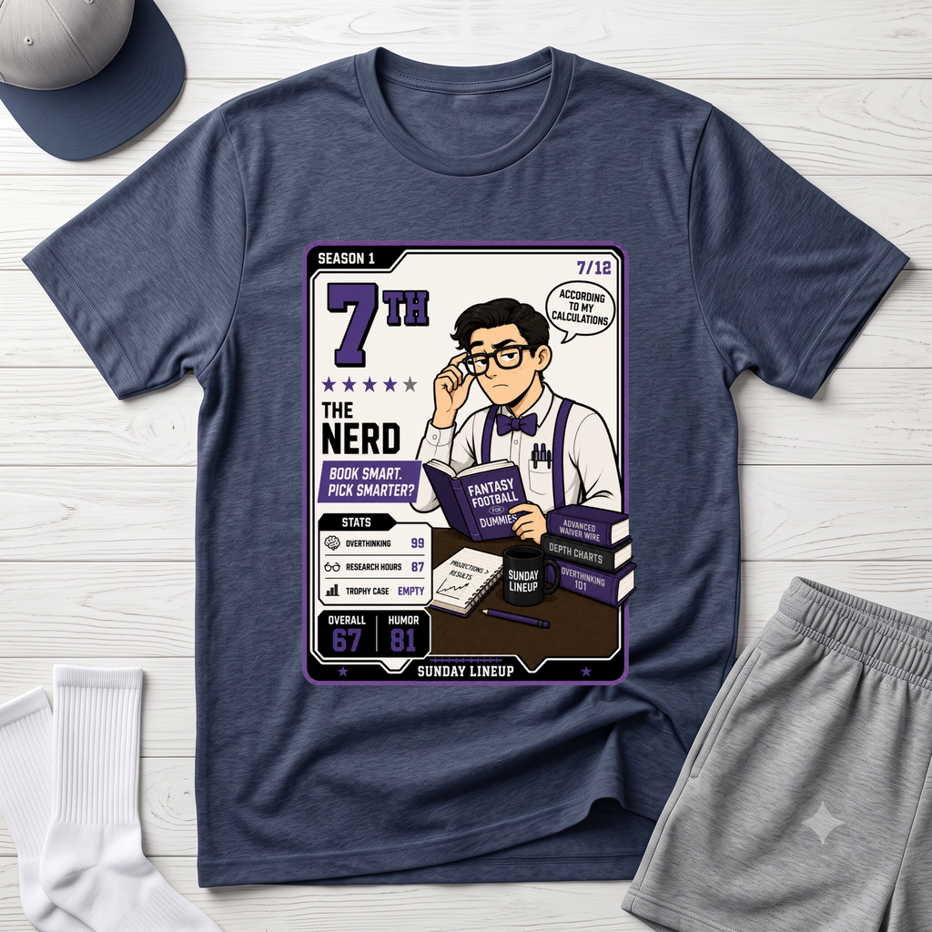 Fantasy Football 7th Place Nerd T-Shirt