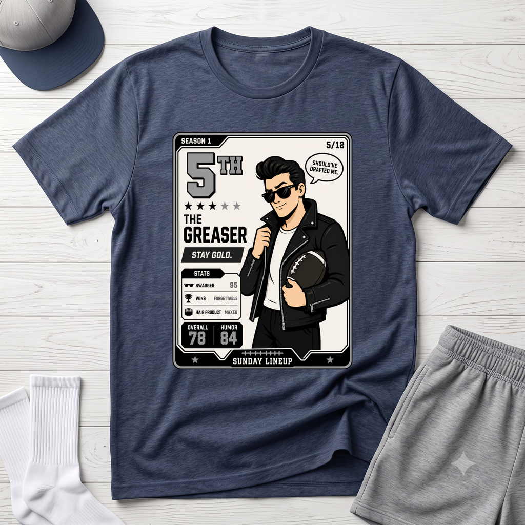 5th Place "The Greaser" Fantasy Football T-Shirt