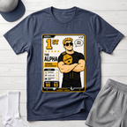 Alpha Champion Graphic T-Shirt — "1st The Alpha" Gaming Card Design Fantasy Football League
