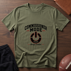 Commissioner Mode Fantasy Football T-Shirt — Referee / Sports Official Polo-Style Design