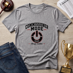 Commissioner Mode Fantasy Football T-Shirt — Referee / Sports Official Polo-Style Design