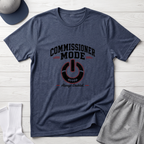 Commissioner Mode Fantasy Football T-Shirt — Referee / Sports Official Polo-Style Design
