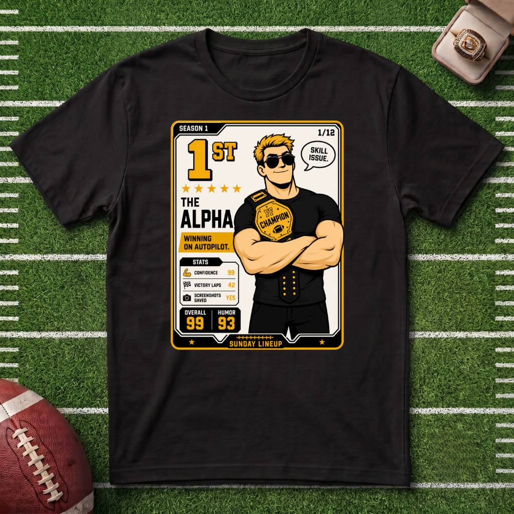 1st Place Fantasy Football League Placement Series 1/12 Alpha T-Shirt