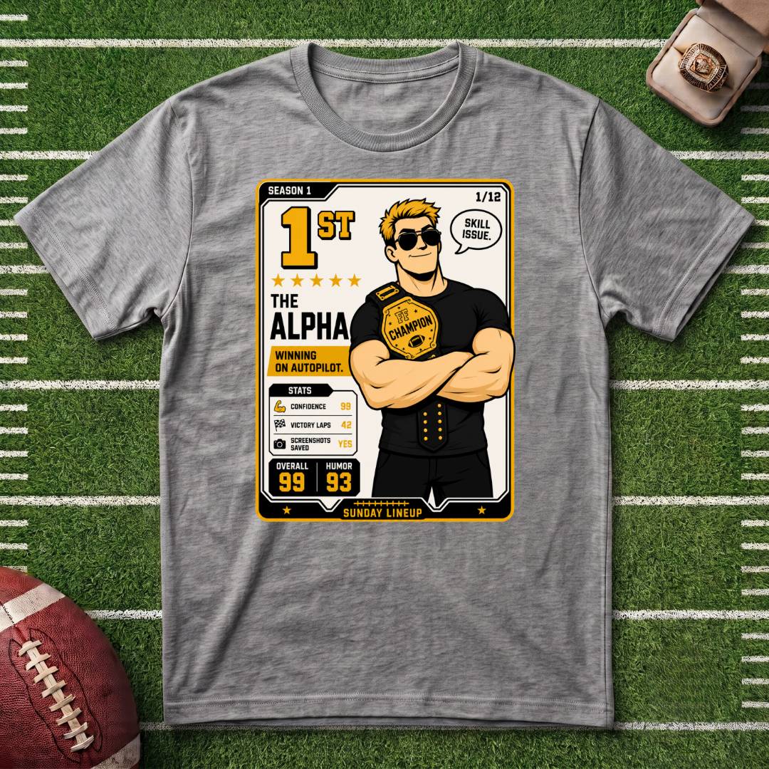 1st Place Fantasy Football League Placement Series 1/12 Alpha T-Shirt
