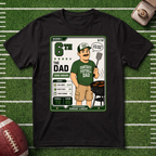 6th Place Fantasy Football League Placement Series Dad 6/12 T‑Shirt