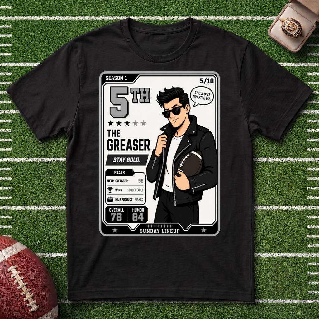 5th Place Fantasy Football League Series T-Shirt