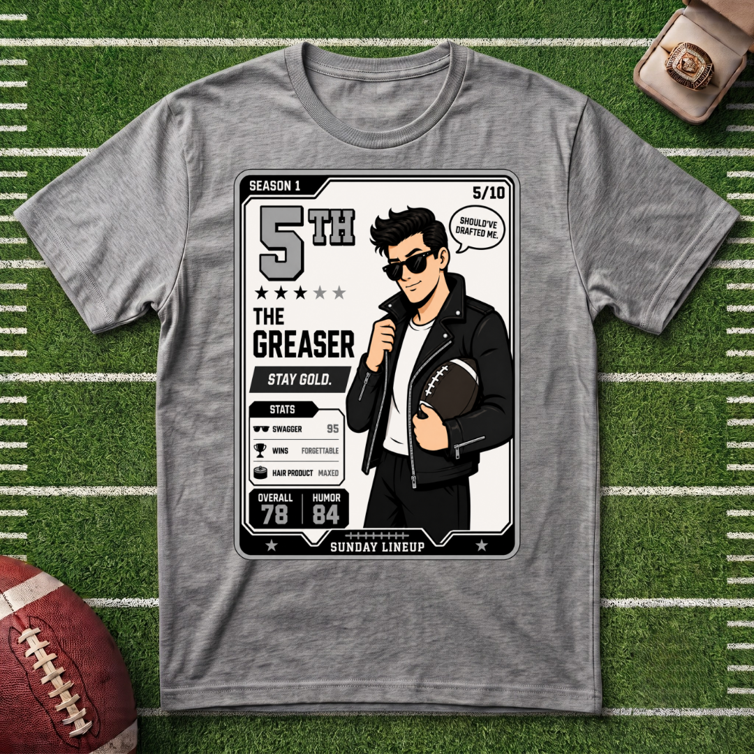 5th Place Fantasy Football League Series T-Shirt