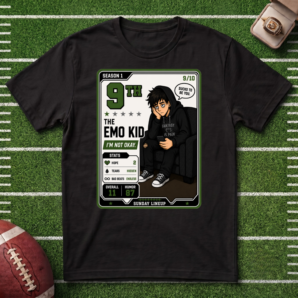 9th Place Fantasy Football League Series T-Shirt
