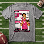 10th Place Fantasy Football Placement Series League Clown T-Shirt