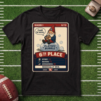 6th Place Fantasy Football League Placement Playoff Bubble T-Shirt