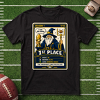 1st Place Wizard Fantasy Football League Placement T-Shirt