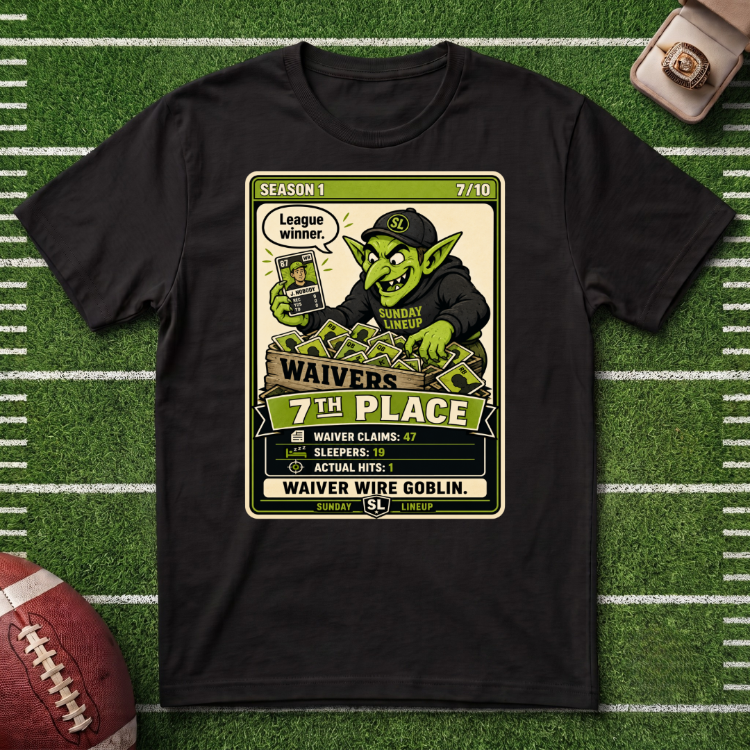 7th Place Goblin Fantasy Football League Placement 7/10 T-Shirt