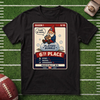 6th Place Fantasy Football League Placement Playoff Bubble 6/10 Gnome T-Shirt