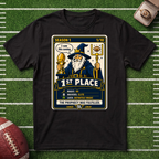 1st Place Fantasy Football League Placement 1/10 Wizard T-Shirt
