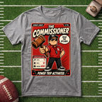 The Commissioner T-Shirt — Fantasy Football League Vintage Sports Referee Graphic Tee