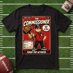 The Commissioner T-Shirt — Fantasy Football League Vintage Sports Referee Graphic Tee