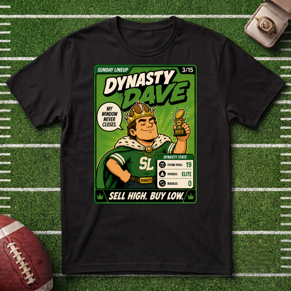 Dynasty Dave Graphic T-Shirt — Fantasy Football Sports Tee
