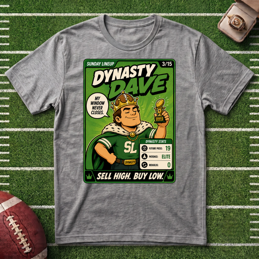 Dynasty Dave Graphic T-Shirt — Fantasy Football Sports Tee