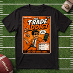 The Trade Addict T-Shirt — Vintage Fantasy Football Trading Comic Tee